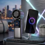 Portable Handheld Cooling Fan with Power Bank - Image 2